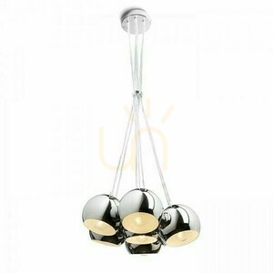Astromet Vii taklampa krom 230 V E27 7x42 W. small 0