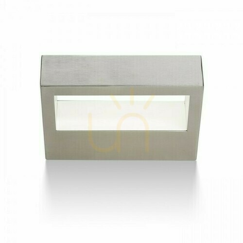 Kontrollera Chloe vägglampa för utomhusbruk Rostfritt stål 230 V Led 9 W Ip65 3000 K