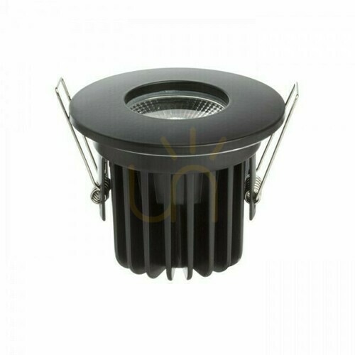 Kontrollera Infälld armatur Waterboy R Matt Svart 230 V Led 10 W 40° Ip65 3000 K