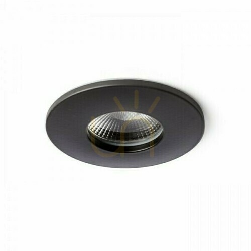 Kontrollera Infälld armatur Waterboy R Matt Svart 230 V Led 10 W 40° Ip65 3000 K