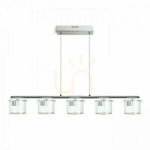 Estra V Vit Transparent Glas Pendellampa 230 Led 5x5 W 3000 K small 0