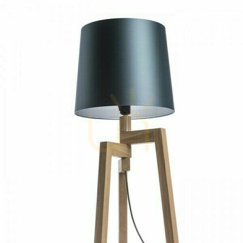 Kontrollera Lampskärm för golvlampa CONNY 35/30 Monaco petrolblå / silverfärgad PVC E27 max. 23 W