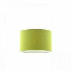 Skärmar, lampskärmar Ron 40/25 Chintz Lime/Vit Pvc Max. 23 W small 0