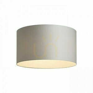 Skärmar, lampskärmar Ron 55/30 Chintz Ljusgrå/Vit Pvc Max. 23 W small 1