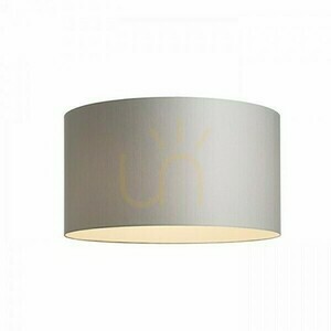 Skärmar, lampskärmar Ron 55/30 Chintz Ljusgrå/Vit Pvc Max. 23 W small 4
