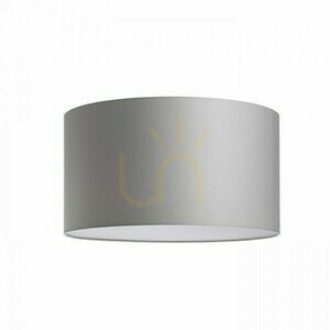 Skärmar, lampskärmar Ron 55/30 Chintz Ljusgrå/Vit Pvc Max. 23 W small 0
