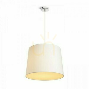 Skärmar, lampskärmar Aspro 40/30 Polycotton Vit/Vit Pvc Max. 23 W small 1