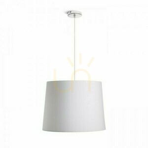Skärmar, lampskärmar Aspro 40/30 Polycotton Vit/Vit Pvc Max. 23 W small 4