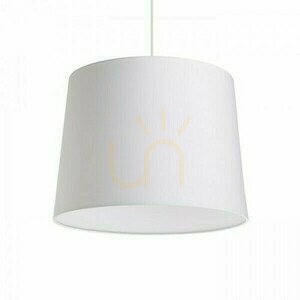 Skärmar, lampskärmar Aspro 40/30 Polycotton Vit/Vit Pvc Max. 23 W small 0