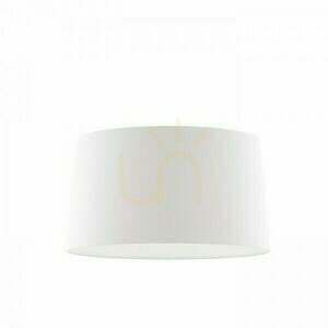 Skärmar, lampskärmar Aspro 55/30 Polycotton Vit/Vit Pvc Max. 23 W small 0