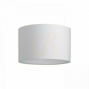 Skärmar, lampskärmar Ron 40/25 Polycotton Vit/Vit Pvc Max. 23 W small 2