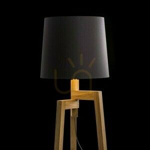 Skärmar, Lampskärm Conny 35/30 Golv Polycotton Svart/Guld Folie Max. 23 W small 3
