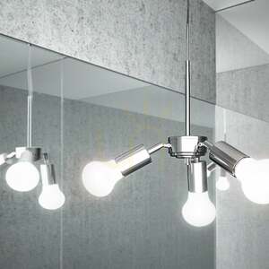 Rendl TRIX R10615 pendelupphängning för lampskärm, krom, 3×E27 small 5
