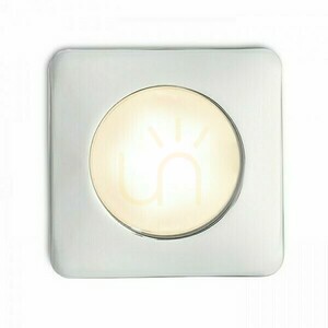 Infälld armatur Inez Sq Krom 12 V= Led 3 W Ip44 3000 K small 1