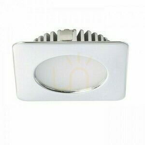 Infälld armatur Inez Sq Krom 12 V= Led 3 W Ip44 3000 K small 2