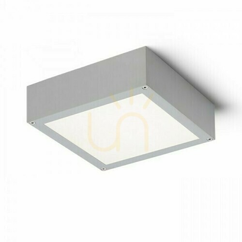 Kontrollera Plafonds Utomhus Scott Tak Silvergrå 230 V Led 9,8 W Ip54 3000 K