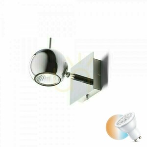 Blank I Utanpåliggande Lampa Krom 230 V Led Gu10 8 W. small 0