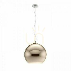 Beau Monde 25 koppar glas pendellampa 230 V E27 W. small 1