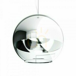 Beau Monde 35 Pendellampa Kromat glas/Transparent glas 230 V E27 25 W. small 2