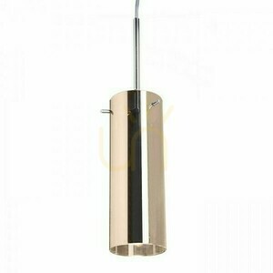 Pendellampa Rendl SANSSOUCI I kopparfärgat glas E27 15W, ø9 cm small 1