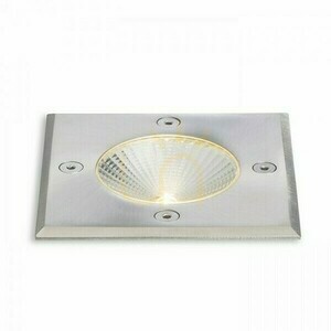 Infälld utomhusarmatur Rizz Sq 105 Rostfritt stål 230 V Led 3 W 96° Ip65 3000 K small 3