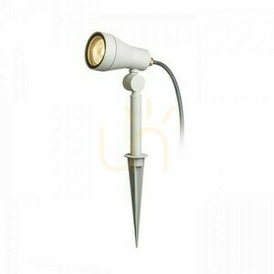 Direzza utomhusspotlight på spjut silvergrå 230 V GU10 LED max 8 W IP54 small 3