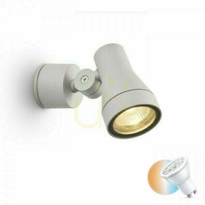 Vägglampa Direzza vägglampa Silvergrå 230 V Gu10 35 W Ip54 small 0