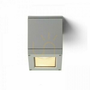 Plafonds Utomhus Quadra M Tak Silvergrå 230 V E27 75 W Ip54 small 2