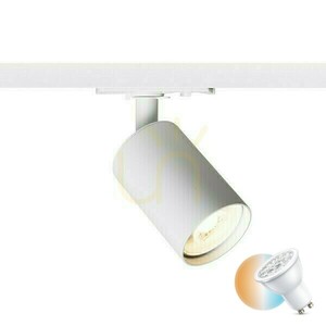 Dude Spotlight för 1 fas. Rails Vit 230 V Led Gu10 9 W. small 0