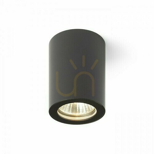 Kontrollera Lola 88 Taklampa för badrum Svart 230 V Gu10 15 W Ip54
