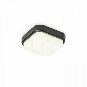 Utomhus Plafonds Taris Sq 17 Utanpåliggande Svart Plast 230 V Led 8 W Ip54 3000 K small 1