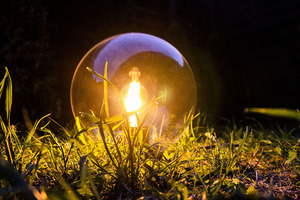 Trädgårdsboll Lunares Luna Ball 20 cm transparent LED IP44 LB20T small 3