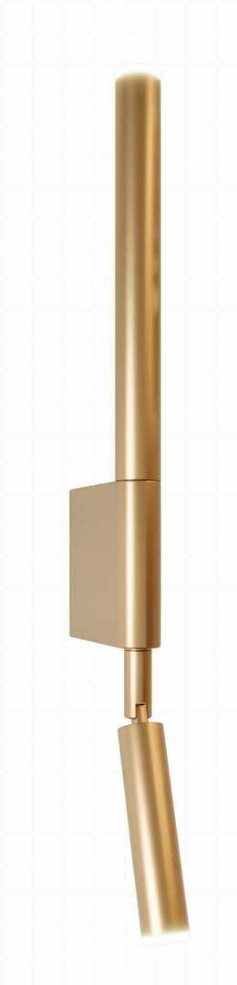 Kontrollera Vägglampa Max Light Organic W0341 borstat guld 47 cm LED 2-ljuspunkter Vägglampa Max Light Organic W0341 borstat guld 47 cm LED 2-ljuspunkter
