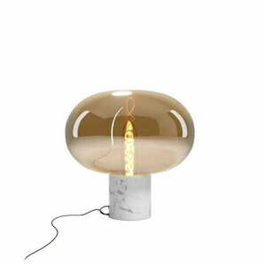 Bordslampa Max Light Moonstone T0056 bärnstensglas vit marmor 45 cm 0 Bordslampa Max Light Moonstone T0056 bärnstensglas vit marmor 45 cm small 0