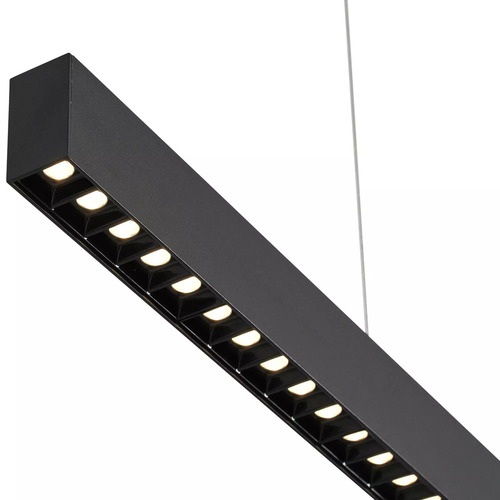 Kontrollera SIGI I LED 36W pendellampa svart 150 cm PL0126-BK - YASKR