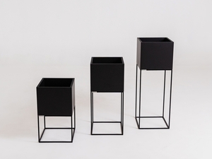 PALMUS METAL kruka 60x35x35 - svart small 3