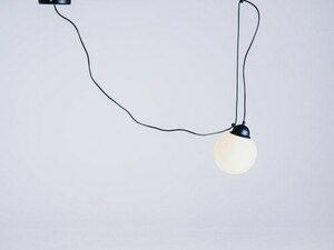 GLASS M 1 taklampa - svart small 0
