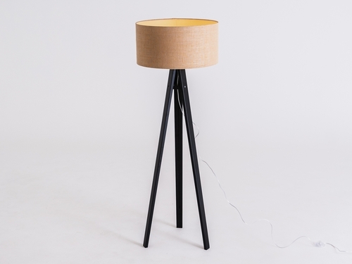 Kontrollera MASALA JUTE FLOOR 50x30 golvlampa - svart.
