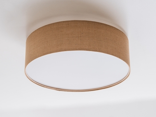 Kontrollera CustomForm MASALA JUTE COVER 50x16 takplafond i jute, E27, 50 cm LP056MASALAJUPLCR-5016