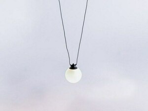 GLASS HANGMAN 1 pendellampa - svart small 3