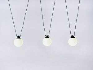 GLASS HANGMAN 3 pendellampa - svart small 0