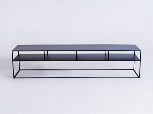Kontrollera RTV-bord TENSIO 2 FLOOR METAL 200x45 - svart