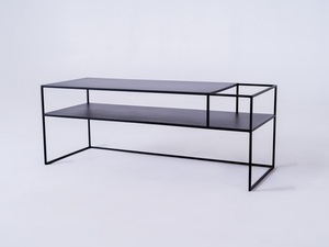 RTV-bord SENSO FLOWER METAL 120x45 P - svart small 3