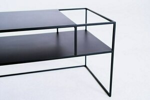 RTV-bord SENSO FLOWER METAL 170x45 P - svart small 4