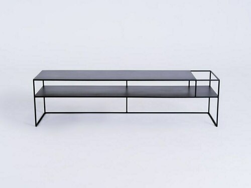 Kontrollera RTV-bord SENSO FLOWER METAL 170x45 P - svart