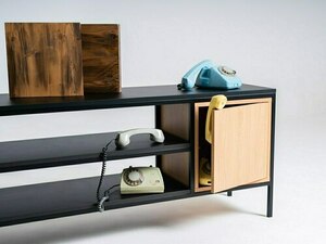 SKAP 3R1 DOOR RTV bokhylla - svart small 1