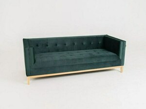 By-TOM 3-personers soffa. - avokado(rv38), naturlig small 3