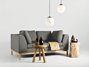 AMBIENT WOOD 2-personers soffa. distribution. - kvarts(ml84), naturlig small 2