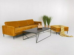 VERGAN 4-personers soffa. - maracuja(rv41), svart small 2