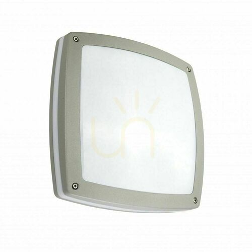 Kontrollera Utomhus vägglampa SU-MA silver 30x30 cm 2x20W 91022-AL
